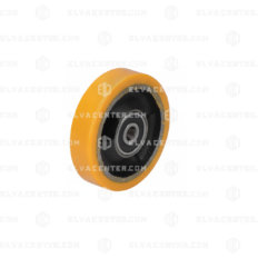 CEAM, Roller for car frame – D100 x 25 mm – 12 mm axle - 2 bearings 6301-2RS