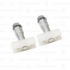 Fermator, door shoe 16mm, 2 pieces