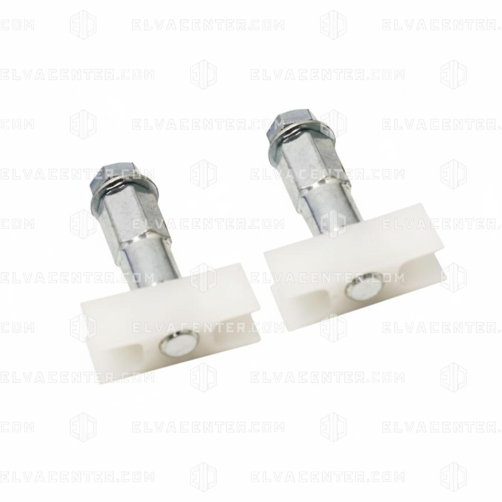 Fermator, door shoe 16mm, 2 pieces