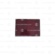 Lisa, display window 64 x 43 mm, red, for small bus display (for item 29013)