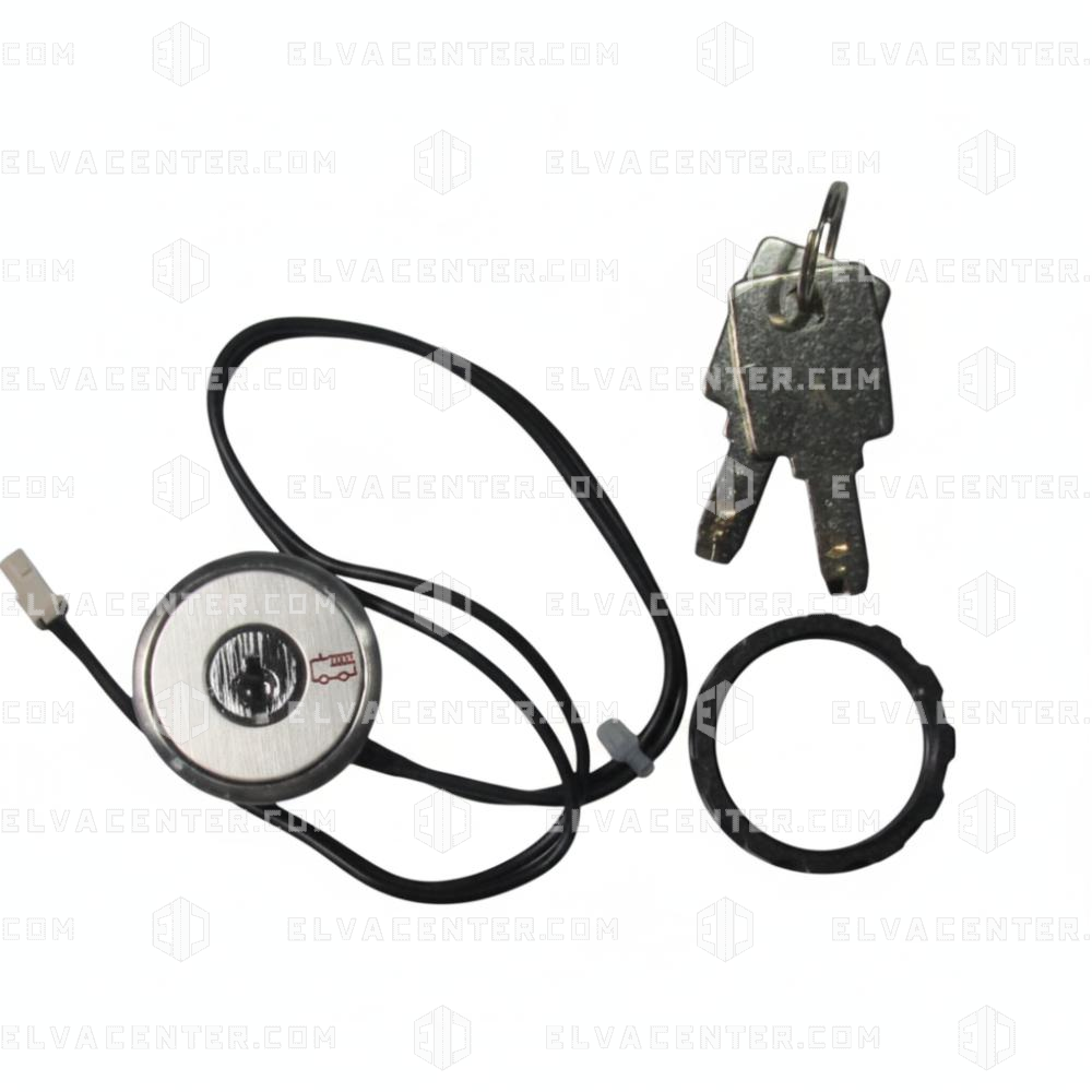 Kone, KSS280 key switch - Firemen - Cabine